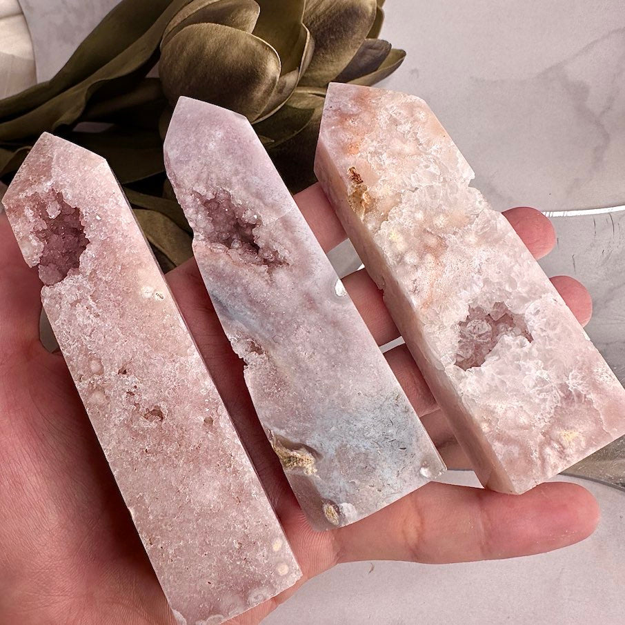 Pink Amethyst Towers – zaiencrystal.com