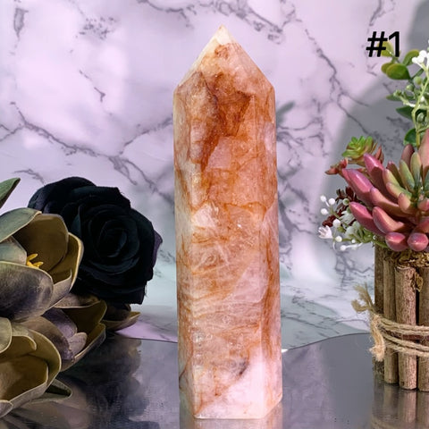 Fire Quartz Towers – zaiencrystal.com