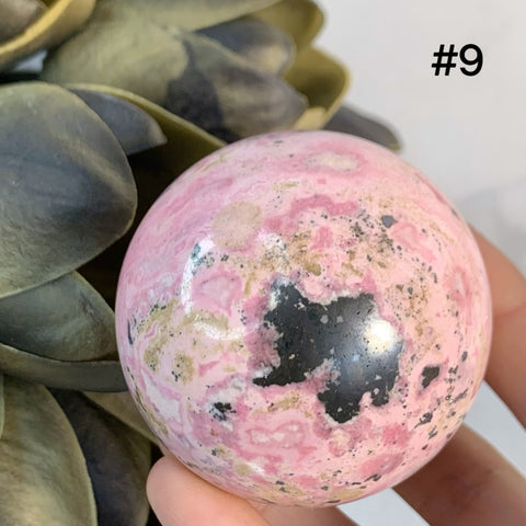 Peruvian Rhodonite Sphere – zaiencrystal.com