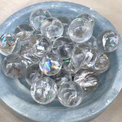 Rainbow Smoky Quartz Spheres Wholesale